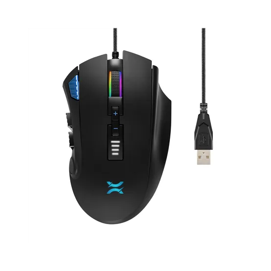 Mouse NOXO Nightmare Gaming egér 5000dpi, RGB - Dobozsérült termék