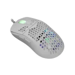 Mouse White Shark GM-5007W Galahad gamer egér - fehér - Image 3