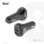 Club3D CAC-1921 autós gyorstöltő 36W, 2×USB Type-A, USB Type-C - Image 11