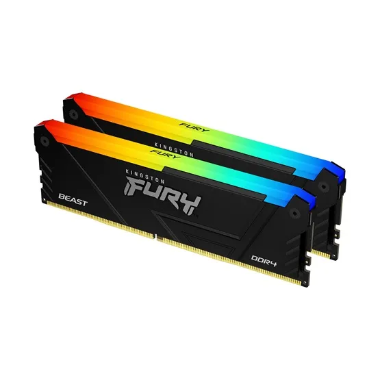 RAM Kingston DDR4 3200MHz 16GB (2x8GB) Kit FURY Beast RGB CL16 1,35V