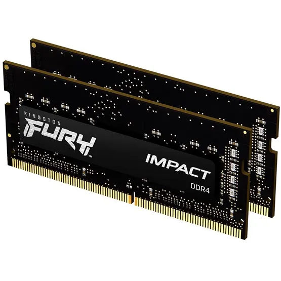 RAM Kingston Notebook DDR4 3200MHz 16GB (2x8GB) Kit FURY Impact CL20 1,2V