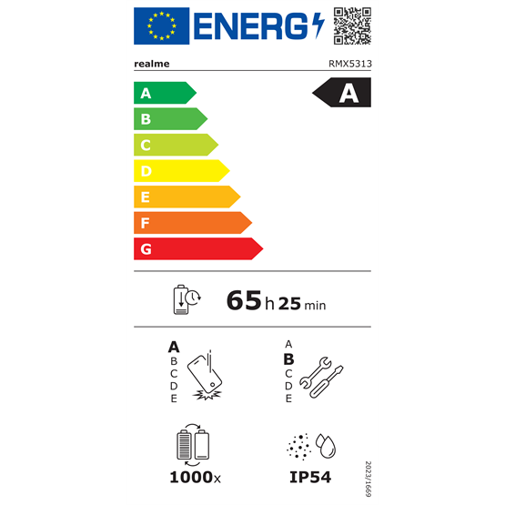 REALME Note 70T - 256GB+4GB - Fekete - RMX5313 EU - Image 8
