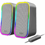 SPK MARVO Havoc 20 vezetékes hangszóró - fehér - RGB viágítás