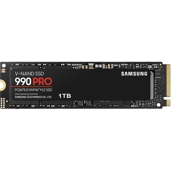 Samsung 1TB M.2 NVMe 2280 990 Pro (MZ-V9P1T0BW) fekete SSD - Image 1