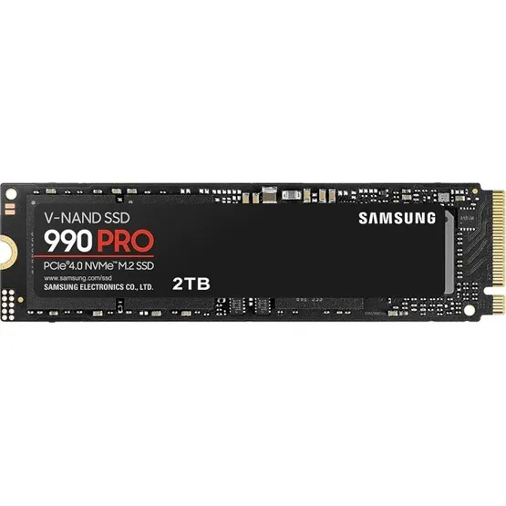 SAMSUNG SSD Belső, 2TB, 990 PRO, PCIe 4.0, NVMe 2.0, 1200 TBW