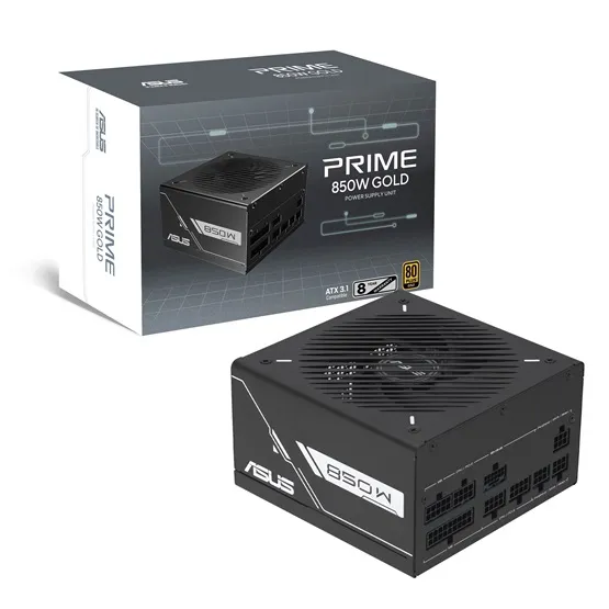 TÁP Asus Prime 850W - PRIME-850G-BLACK - 80+ Gold - fekete  tápegység - Image 6
