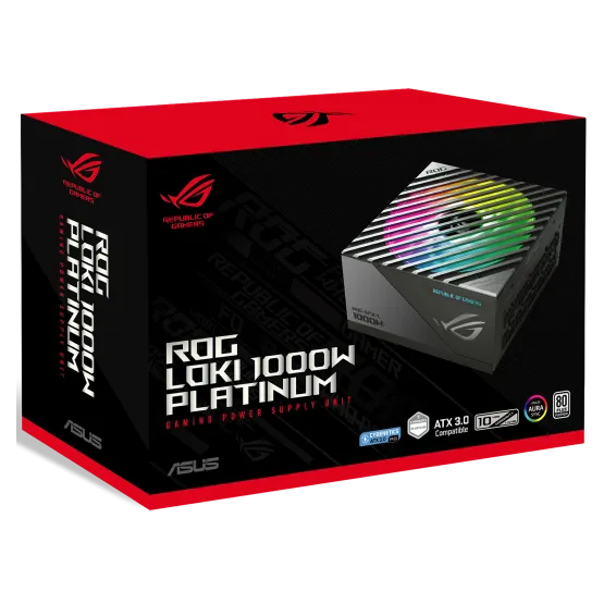 TÁP Asus ROG 1000W - ROG-LOKI-1000P-SFX-L-GAMING - 80+ Platinum  - ATX 3.1 - Moduláris - fekete tápegység - Image 6