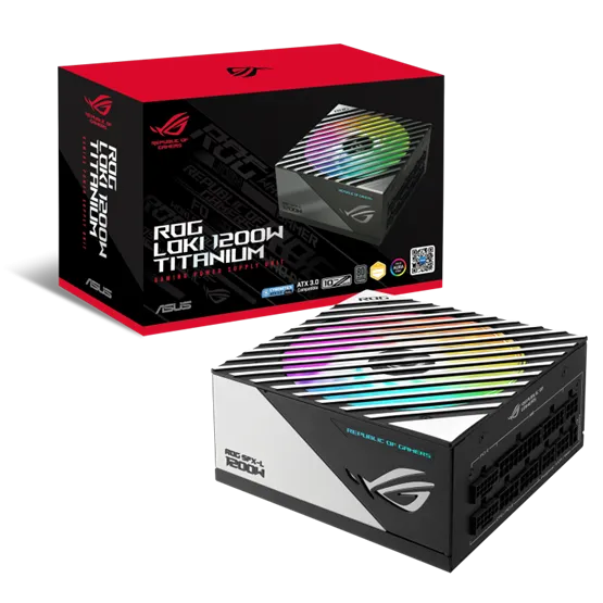 TÁP Asus ROG Loki 1200W - ROG-LOKI-1200T-SFX-L-GAMING - 80+ Platinum  - ATX 3.1 - Moduláris - fekete tápegység - Image 4