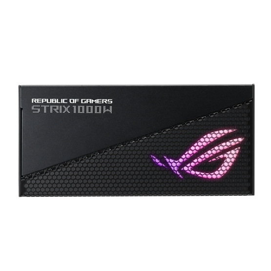 TÁP Asus ROG Strix Aura Edition1000W  - ROG-STRIX-1000G-AURA-GAMING - 80+ Gold - ATX 3.1 - Moduláris - fekete tápegység - Image 6
