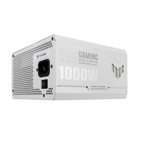 TÁP Asus TUF Gaming 1000W - TUF-GAMING-1000G-WHITE - 80+ Gold - Moduláris - fehér tápegység - Image 5