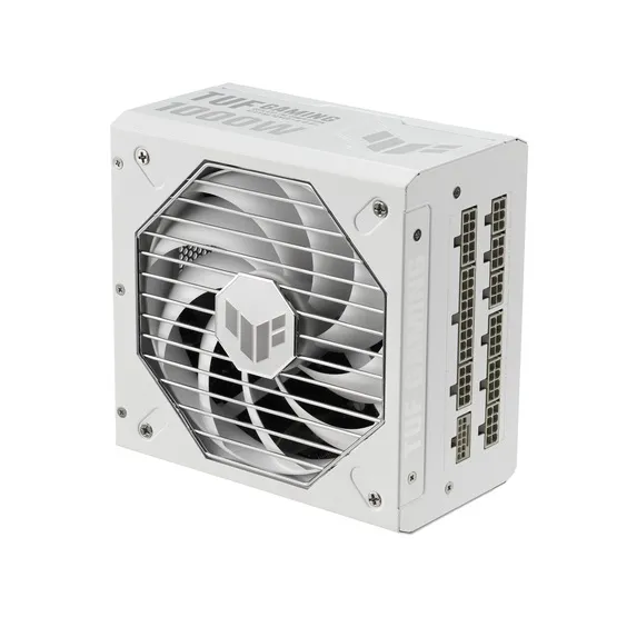 TÁP Asus TUF Gaming 1000W - TUF-GAMING-1000G-WHITE - 80+ Gold - Moduláris - fehér tápegység - Image 3