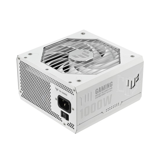 TÁP Asus TUF Gaming 1000W - TUF-GAMING-1000G-WHITE - 80+ Gold - Moduláris - fehér tápegység - Image 2