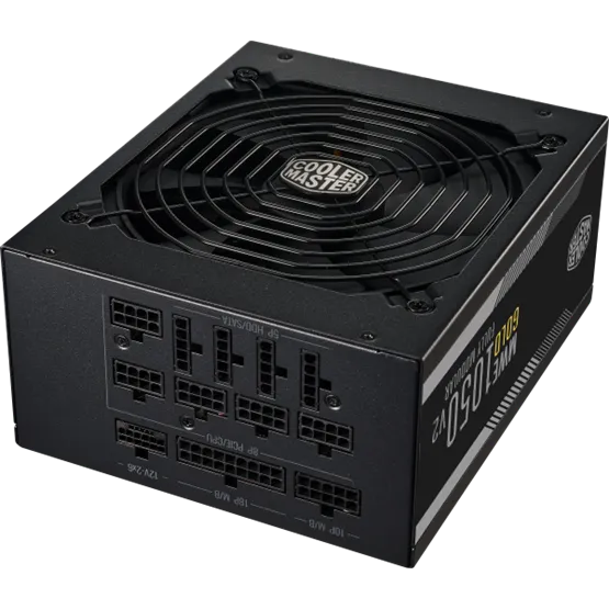 TÁP Cooler Master 1050W - MWE Gold 1050 - MPE-A501-AFCAG-3EEU - 80+ Gold ATX 3.1 - V2 Moduláris - fekete tápegység - Image 3