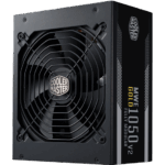 TÁP Cooler Master 1050W - MWE Gold 1050 - MPE-A501-AFCAG-3EEU - 80+ Gold ATX 3.1 - V2 Moduláris - fekete tápegység