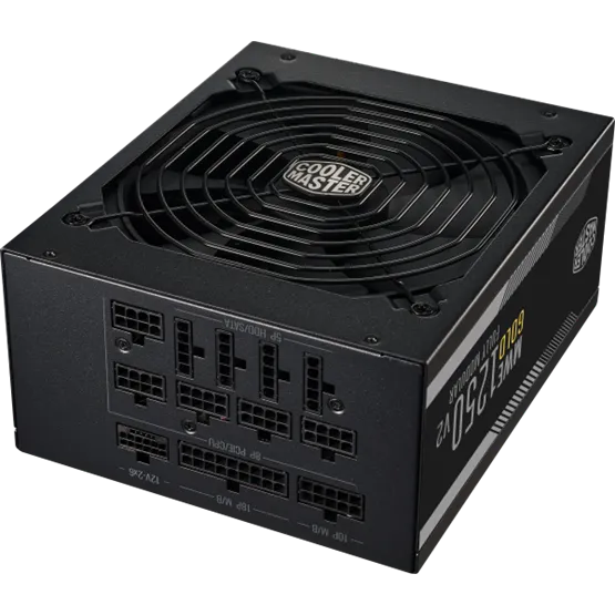TÁP Cooler Master 1250W - MWE Gold 1250 - MPE-C501-AFCAG-3EEU - 80+ Gold ATX3.1 - Fekete Tápegység - Image 3