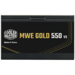 TÁP Cooler Master 550W - MWE Gold 550 V3 - MPE-5502-ACAAG-3BEU - 80+ Gold  - ATX 3.1 - Nem moduláris - Fekete Tápegység - Image 2