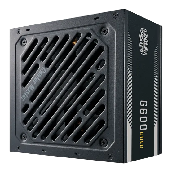 TÁP Cooler Master 600W - G600 Gold -  MPW-6001-ACAAG-NL - 80+ Gold - ATX 12V V2.52 - Fekete Tápegység - Bulk