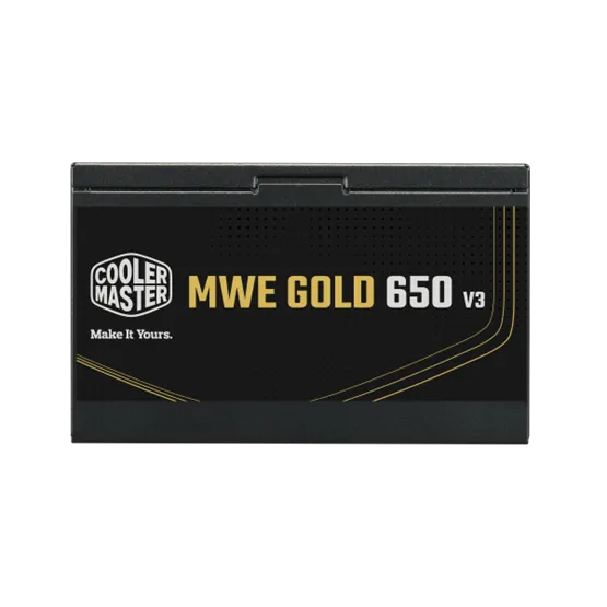 TÁP Cooler Master 650W - MWE Gold 650 V3 NM - MPE-6502-ACAAG-3BEU - 80+ Gold - ATX 12V Ver. 2.41 - Fekete Tápegység - Image 2