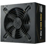 TÁP Cooler Master 750W - MWE Gold 750 v3 - MPE-7506-ACAG-BEU - 80+ Gold - ATX 3.1 - Nem moduláris - Fekete Tápegység