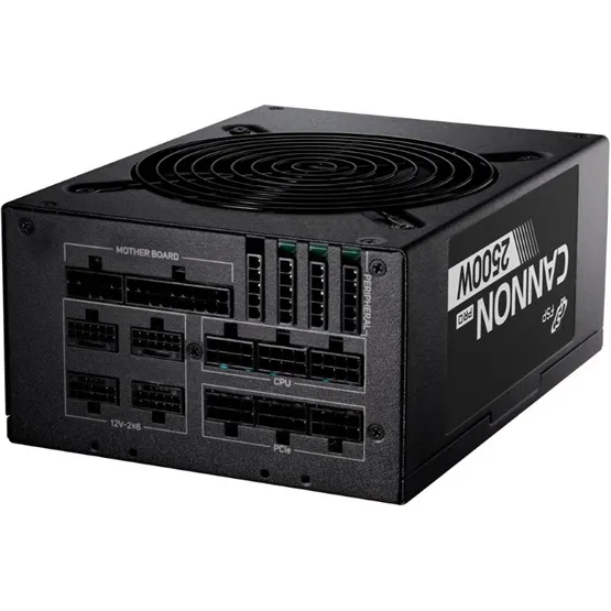 TÁP FSP 2500W - CANNON PRO 2500 - 80+ Platinum ATX3.1 Gen 5.1 - Fekete Tápegység - Image 3