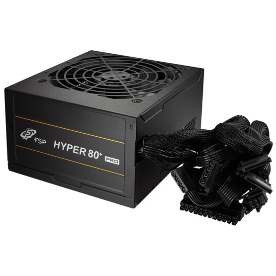 TÁP FSP 550W - HYPER 80+PRO550 BKB - 80+ Bronze - ATX12V V2.52 - Fekete Tápegység - Bulk - Image 1