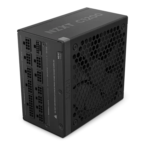TÁP NZXT 1200W  - C1200 Gold Modular - PA-2G2BB-EU - 80+ Gold Modular ATX3.1 - Fekete Tápegység