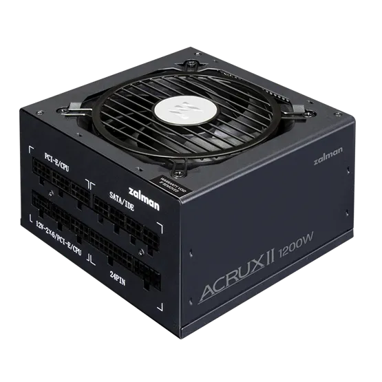 TÁP Zalman 1200W ARX2 - ZM1200-ARX2 - 80+ Platinum ATX3.1 - GEN5.1 - Fekete Tápegység