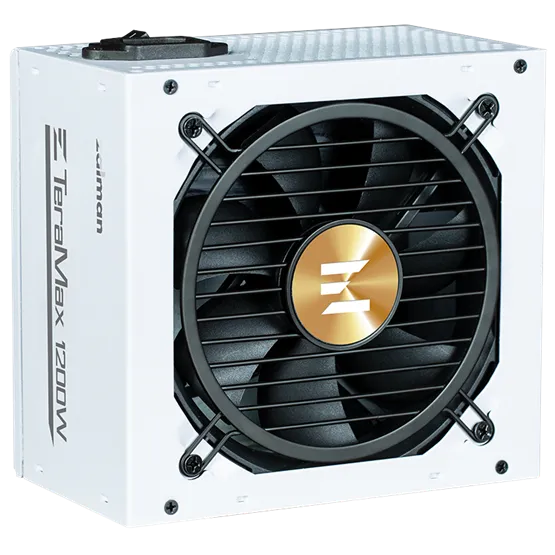 TÁP Zalman 1200W - TeraMax2 - ZM1200-TMX2 WH - 80+ Gold ATX3.0 - GEN5.0 - Moduláris - Fehér Tápegység