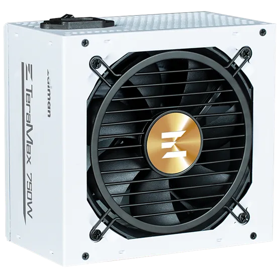Zalman TeraMax ZM750-TMX2 WHITE 750W 80+ Gold ventillátorral moduláris dobozos tápegység