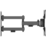 TVL SBOX LCD-223-2 13"-43" dönthető, forgatható fali konzol - Image 3