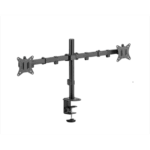 TVL SBOX LCD-352/2-2 17"-32" Asztali dual monitor tartó konzol, dönthető, forgatható