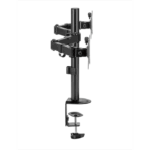 TVL SBOX LCD-352/2-2 17"-32" Asztali dual monitor tartó konzol, dönthető, forgatható - Image 3