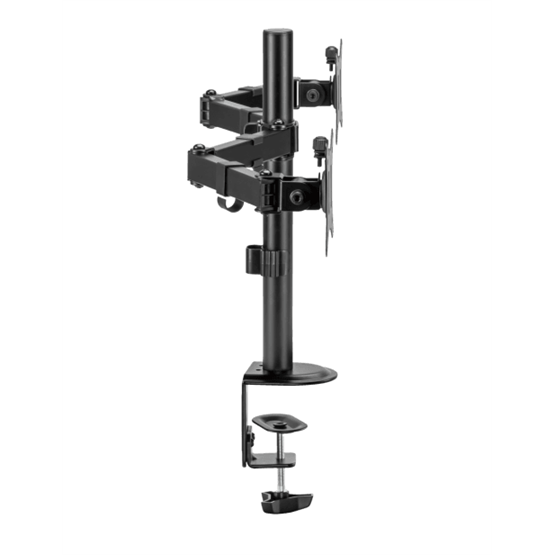 TVL SBOX LCD-352/2-2 17"-32" Asztali dual monitor tartó konzol, dönthető, forgatható - Image 3