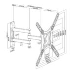 TVL SBOX LCD-443 23"-55" dönthető, forgatható dupla karos fali konzol - Image 3