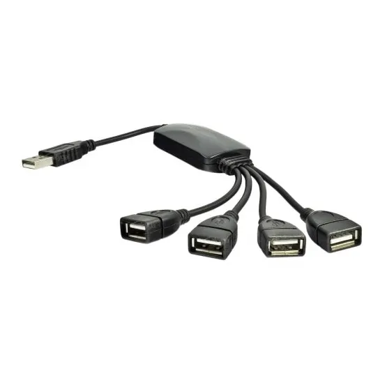 Akyga AK-AD-13 4Port USB2.0 Hub Black