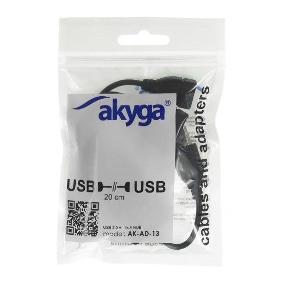 USB Akyga AK-AD-13 Hub USB 2.0 4-port - Image 3