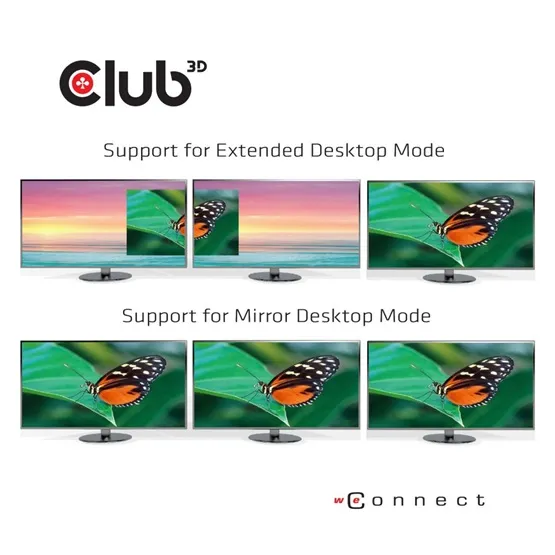 USB Club3D USB 3.2 GEN 1 TYPE C TRIPLE DISPLAY DYNAMIC PD TÖLTŐ - 100W - Image 12
