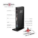 USB Club3D USB 3.0 Dual Display Docking Station - Image 19