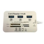 USB HUB LC Power LC-HUB-C-CR 4 port USB 3.0 multi card reader - Image 3