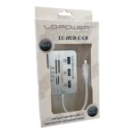 USB HUB LC Power LC-HUB-C-CR 4 port USB 3.0 multi card reader - Image 5