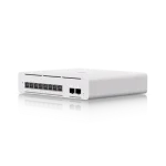 Ubiquiti Pro XG 8 PoE switch, kompakt asztali/fali, 8 port, L3 Etherlighting™ PoE++, 8x 10 GbE, 2x 10G SFP+ port