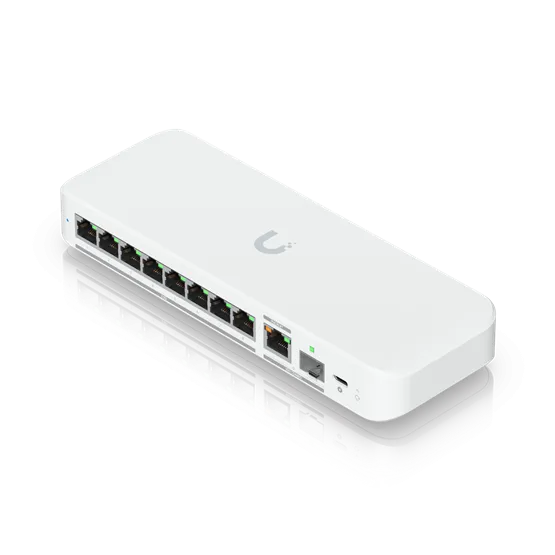 Ubiquiti UniFi Flex Switch 8x 2.5GbE RJ45 port, kombinált 1x 10 GbE RJ45 port / 1x SFP+ port, USB Type-C - Image 10