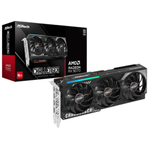 VGA ASRock AMD Radeon RX 9070 16GB GDDR6 - RX 9070 Challenger 16G