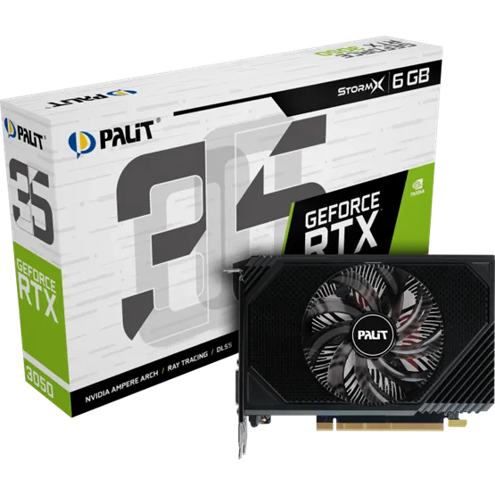 VGA PALIT NVIDIA RTX3050 StormX 6GB GDDR6 - NE63050018JE-1072F