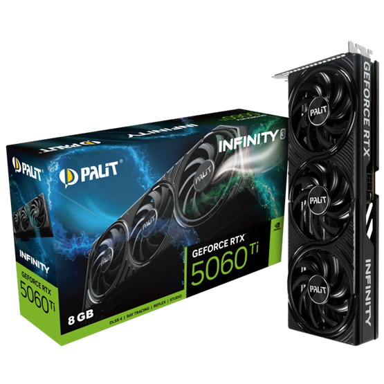 VGA PALIT NVIDIA RTX5060Ti Infinity 3 8GB GDDR7 - NE7506T019P1-GB2062S