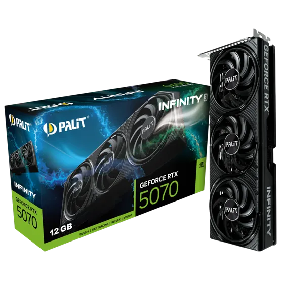 VGA PALIT NVIDIA RTX5070 Infinity 3 12GB GDDR7 - NE75070019K9-GB2050S