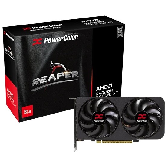 VGA_PowerColor_AMD_RX_9060_XT_Reaper_8GB_GDDR6_-_RX9060XT_8G-A-i761206.jpg VGA PowerColor AMD RX 9060 XT Reaper 8GB GDDR6 - RX9060XT 8G-A - Image 1