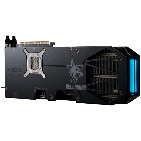 VGA PowerColor AMD RX 9070 XT Hellhound 16GB GDDR6 - RX9070XT 16G-L/OC - Image 6