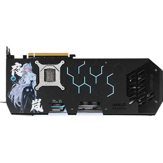 VGA PowerColor AMD RX 9070 XT Hellhound Reva Edition 16GB GDDR6 - RX9070XT 16G-L/OC/REVA - Image 3