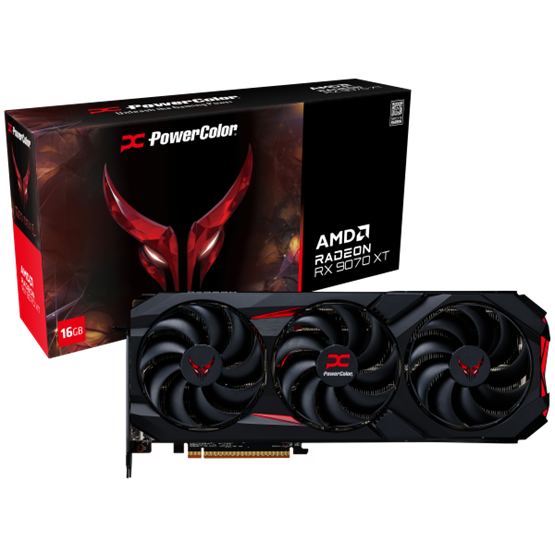 VGA_PowerColor_AMD_RX_9070_XT_Red_Devil_16GB_GDDR6_-_RX9070XT_16G-EOC-i739857.png VGA PowerColor AMD RX 9070 XT Red Devil 16GB GDDR6 - RX9070XT 16G-E/OC - Image 1